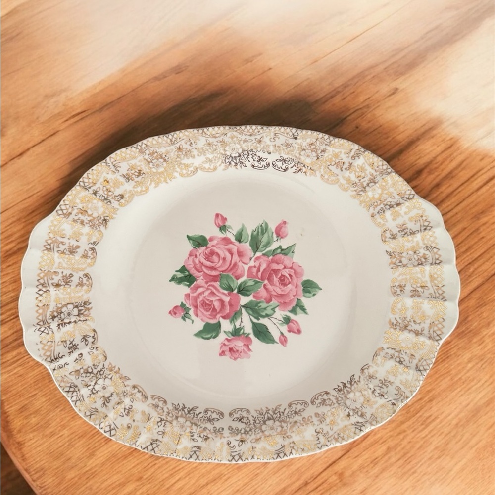 Vintage Sebring Pottery Co. “China Bouquet Pattern” Serving Platter